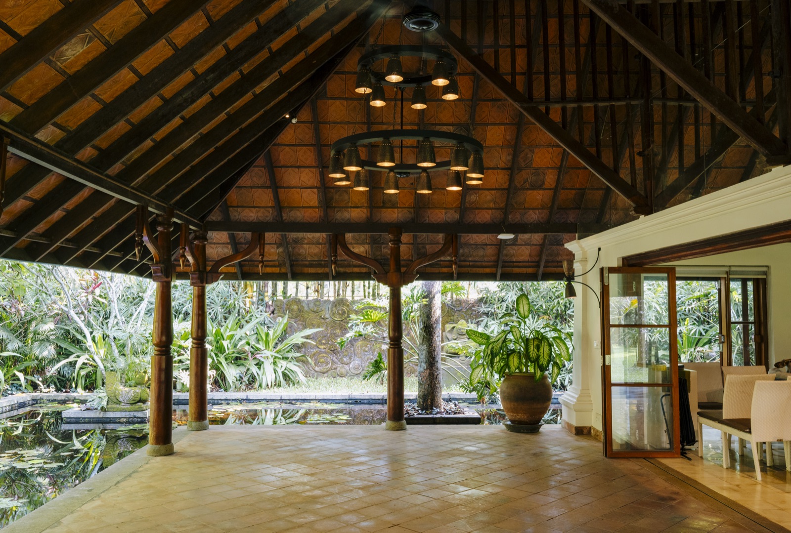 The great open hall of the house